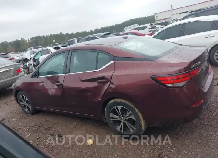 NISSAN SENTRA 2022 vin 3N1AB8CV6NY218609 from auto auction Iaai