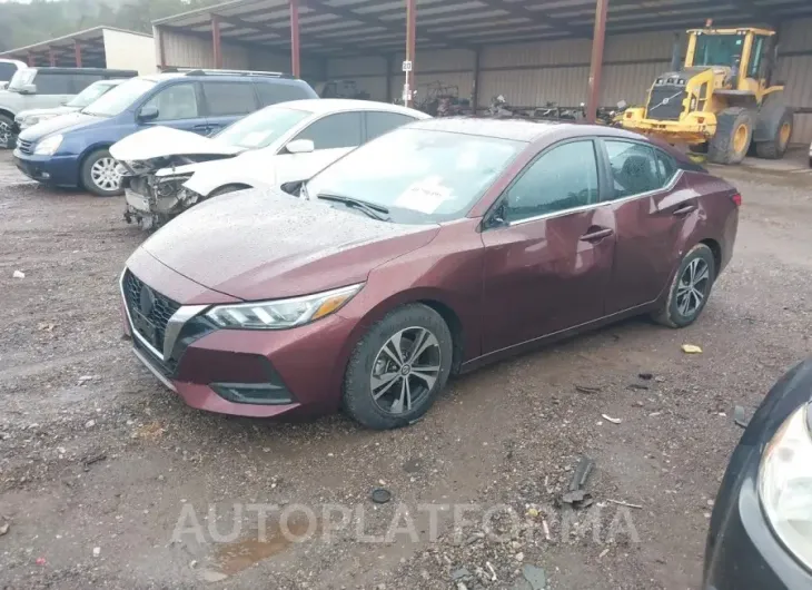 NISSAN SENTRA 2022 vin 3N1AB8CV6NY218609 from auto auction Iaai