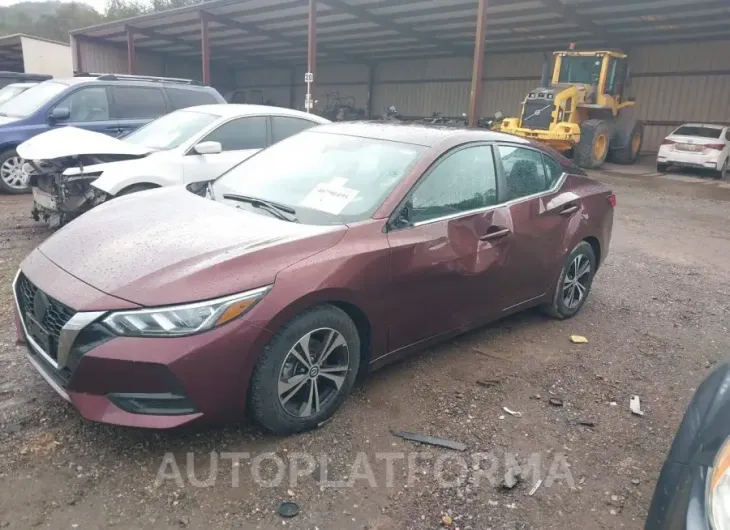 NISSAN SENTRA 2022 vin 3N1AB8CV6NY218609 from auto auction Iaai