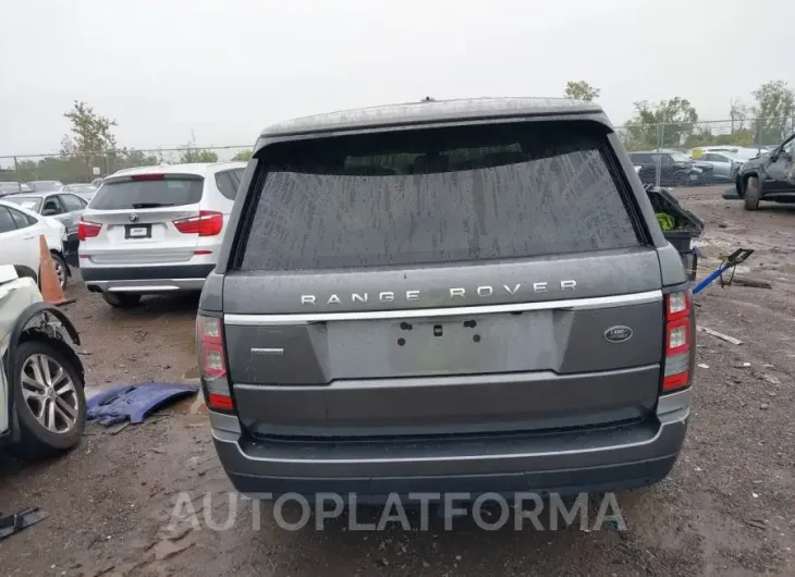 LAND ROVER RANGE ROVER 2015 vin SALGS2TF3FA209085 from auto auction Iaai