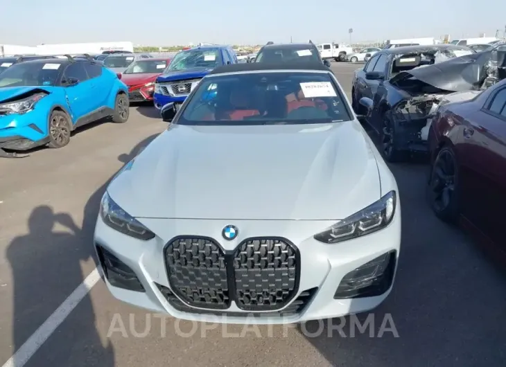 BMW 430I 2022 vin WBA23AT01NCJ33113 from auto auction Iaai