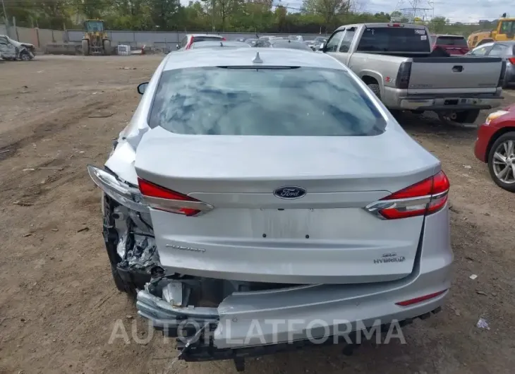 FORD FUSION HYBRID 2019 vin 3FA6P0LU0KR225595 from auto auction Iaai