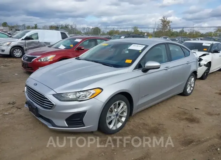 FORD FUSION HYBRID 2019 vin 3FA6P0LU0KR225595 from auto auction Iaai