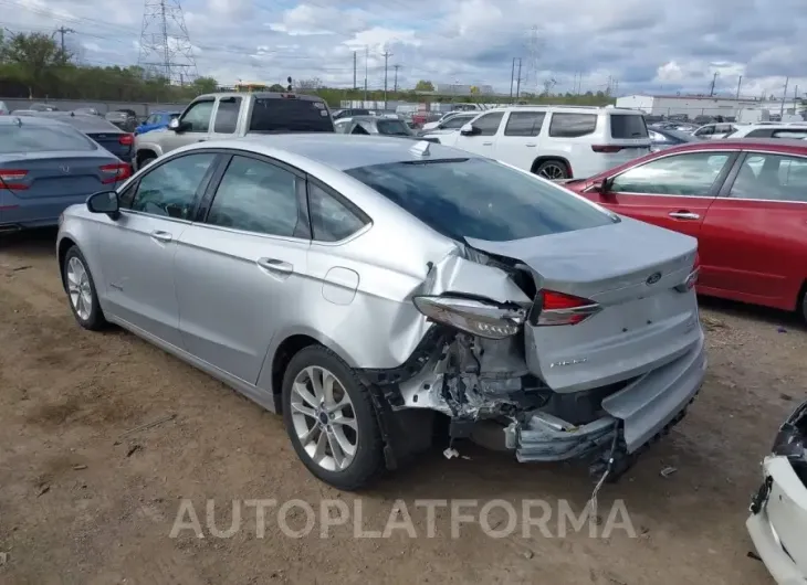 FORD FUSION HYBRID 2019 vin 3FA6P0LU0KR225595 from auto auction Iaai