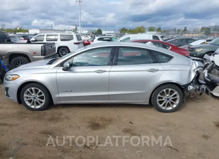 FORD FUSION HYBRID 2019 vin 3FA6P0LU0KR225595 from auto auction Iaai