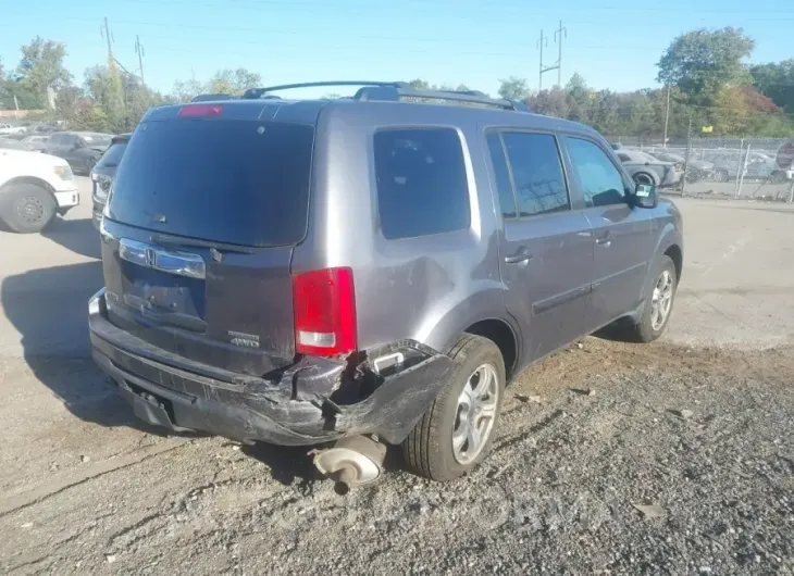 HONDA PILOT 2015 vin 5FNYF4H34FB047954 from auto auction Iaai