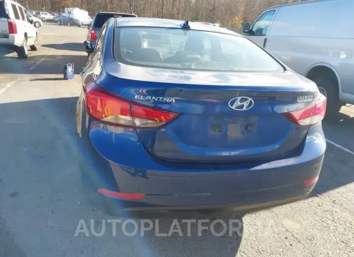 HYUNDAI ELANTRA 2016 vin 5NPDH4AE0GH717569 from auto auction Iaai