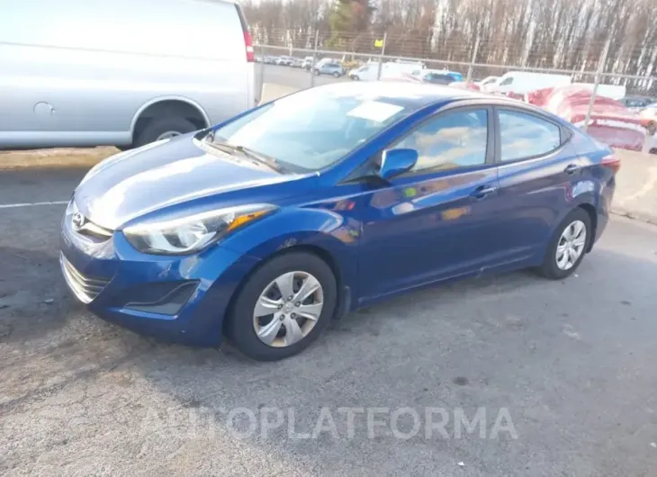 HYUNDAI ELANTRA 2016 vin 5NPDH4AE0GH717569 from auto auction Iaai