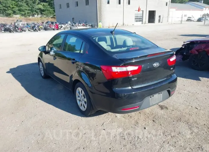 KIA RIO 2015 vin KNADM4A31F6520880 from auto auction Iaai