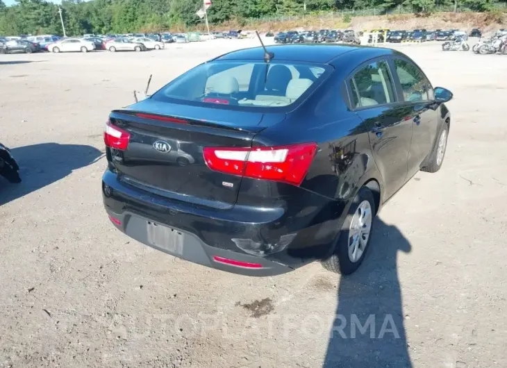 KIA RIO 2015 vin KNADM4A31F6520880 from auto auction Iaai