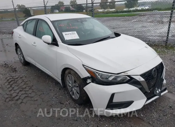 NISSAN SENTRA 2020 vin 3N1AB8BV2LY216421 from auto auction Iaai