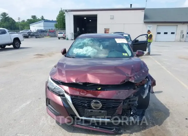 NISSAN SENTRA 2021 vin 3N1AB8CV4MY258413 from auto auction Iaai