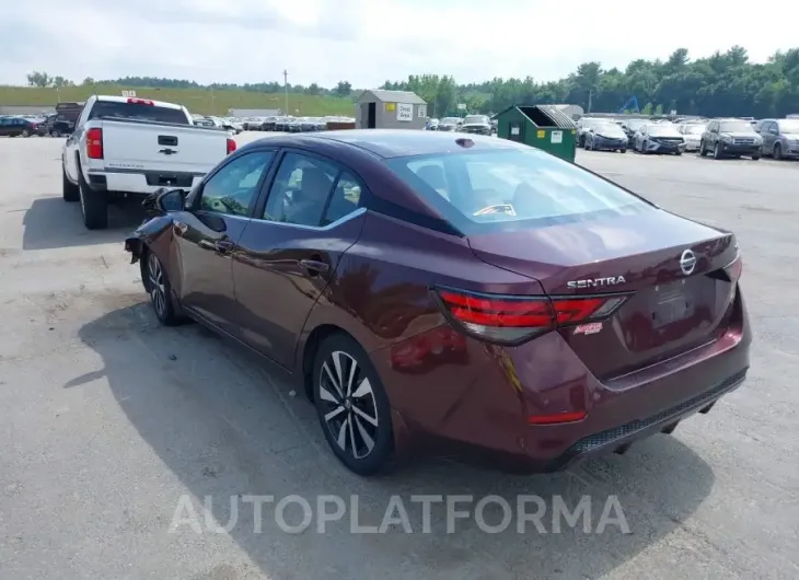 NISSAN SENTRA 2021 vin 3N1AB8CV4MY258413 from auto auction Iaai