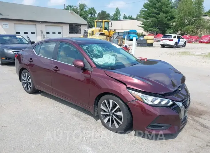 NISSAN SENTRA 2021 vin 3N1AB8CV4MY258413 from auto auction Iaai