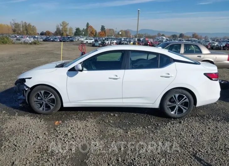 NISSAN SENTRA 2023 vin 3N1AB8CV7PY257602 from auto auction Iaai