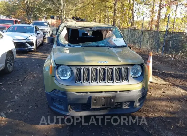 JEEP RENEGADE 2015 vin ZACCJAAT4FPC01895 from auto auction Iaai