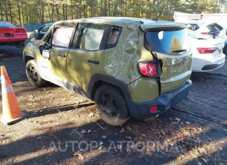 JEEP RENEGADE 2015 vin ZACCJAAT4FPC01895 from auto auction Iaai