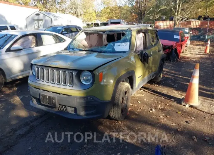 JEEP RENEGADE 2015 vin ZACCJAAT4FPC01895 from auto auction Iaai