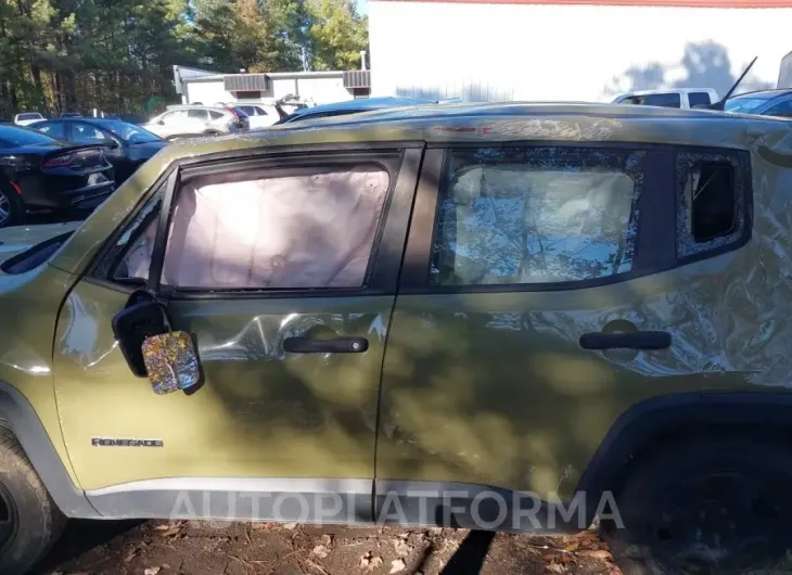 JEEP RENEGADE 2015 vin ZACCJAAT4FPC01895 from auto auction Iaai