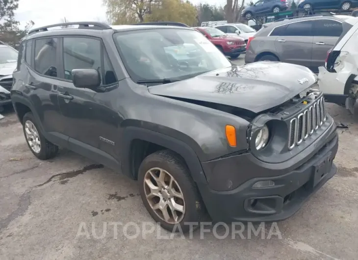 JEEP RENEGADE 2017 vin ZACCJBBB5HPE72561 from auto auction Iaai