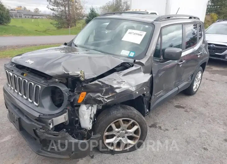 JEEP RENEGADE 2017 vin ZACCJBBB5HPE72561 from auto auction Iaai