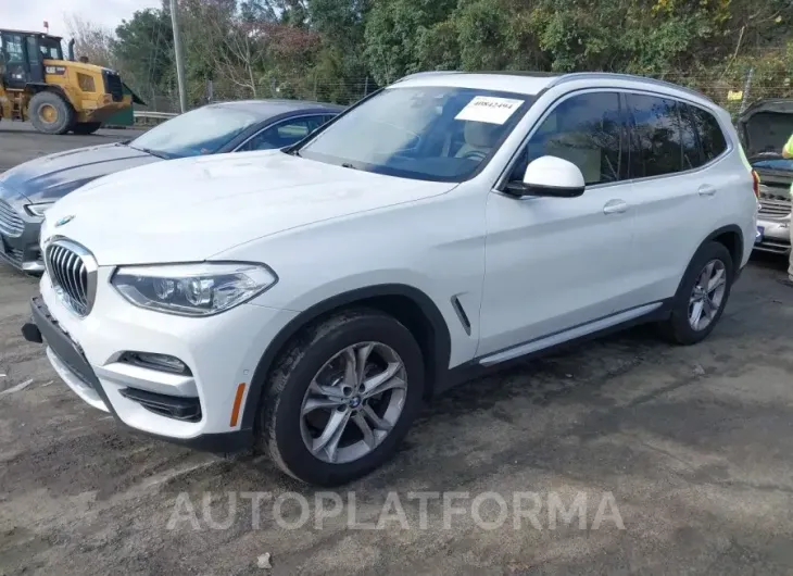 BMW X3 2021 vin 5UXTY5C0XM9G14684 from auto auction Iaai