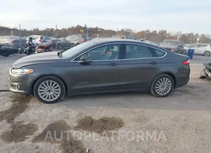 FORD FUSION HYBRID 2016 vin 3FA6P0LU9GR324651 from auto auction Iaai