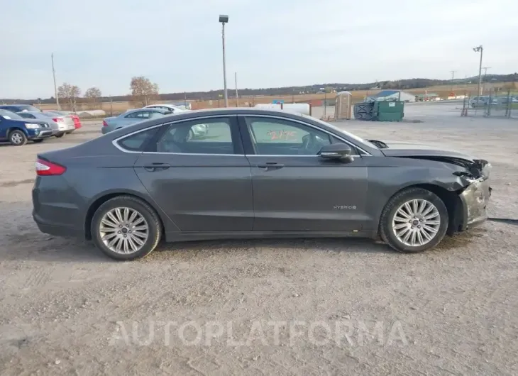 FORD FUSION HYBRID 2016 vin 3FA6P0LU9GR324651 from auto auction Iaai