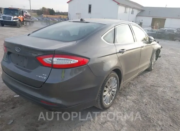 FORD FUSION HYBRID 2016 vin 3FA6P0LU9GR324651 from auto auction Iaai