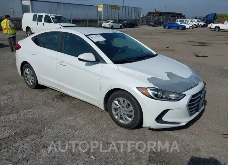 HYUNDAI ELANTRA 2017 vin 5NPD74LF5HH106673 from auto auction Iaai