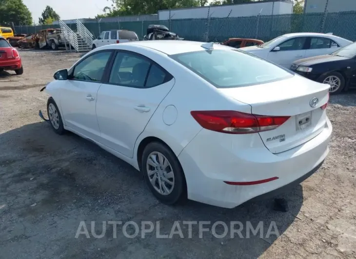 HYUNDAI ELANTRA 2017 vin 5NPD74LF5HH106673 from auto auction Iaai