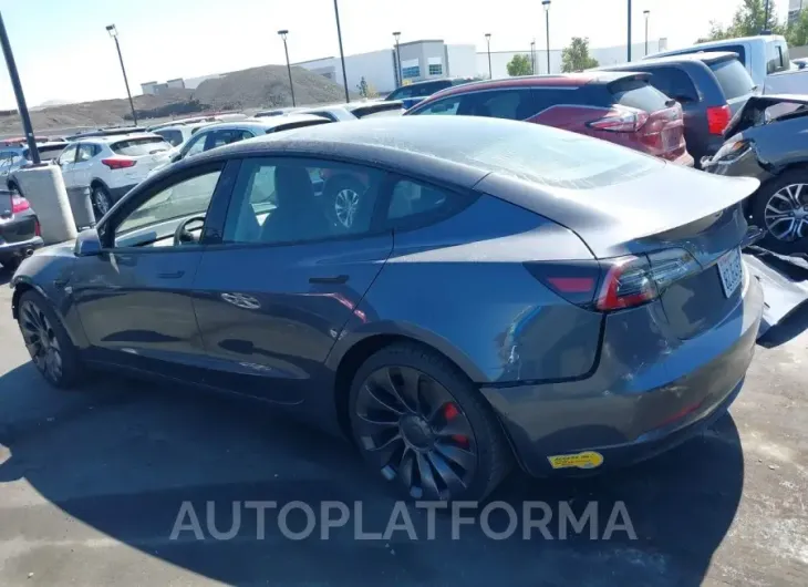 TESLA MODEL 3 2022 vin 5YJ3E1EC5NF138312 from auto auction Iaai