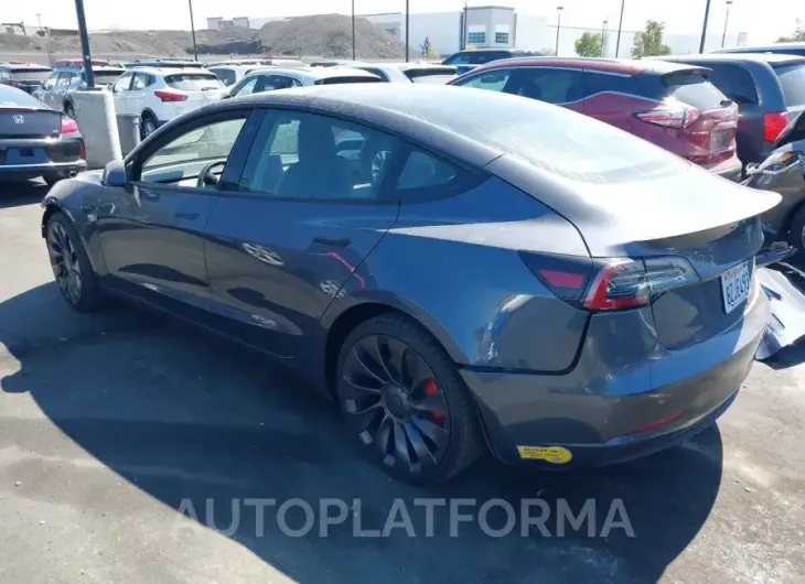 TESLA MODEL 3 2022 vin 5YJ3E1EC5NF138312 from auto auction Iaai