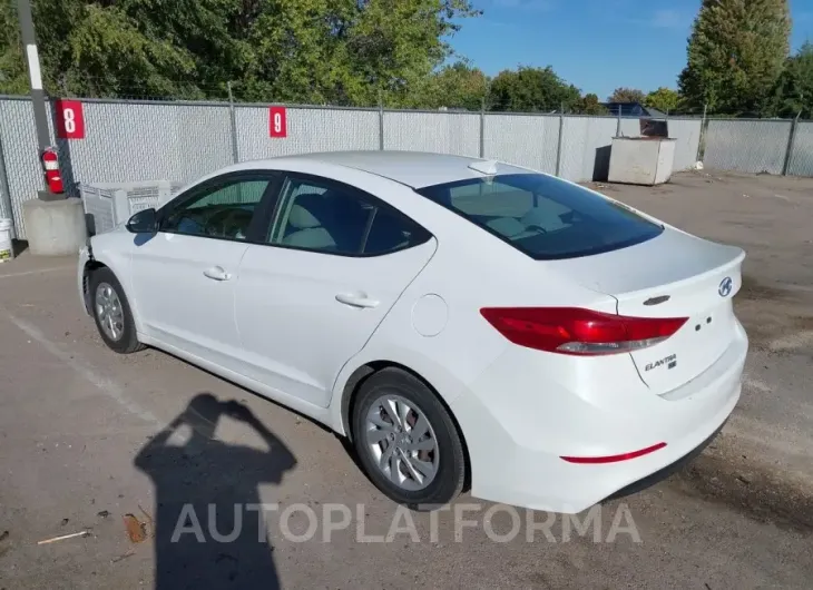 HYUNDAI ELANTRA 2017 vin 5NPD74LF9HH091725 from auto auction Iaai