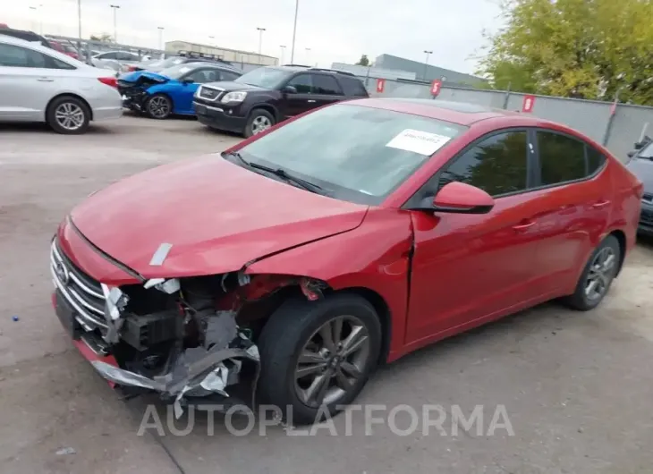 HYUNDAI ELANTRA 2018 vin 5NPD84LF9JH374144 from auto auction Iaai