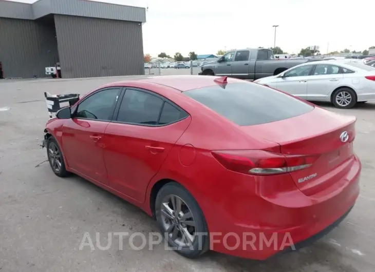 HYUNDAI ELANTRA 2018 vin 5NPD84LF9JH374144 from auto auction Iaai